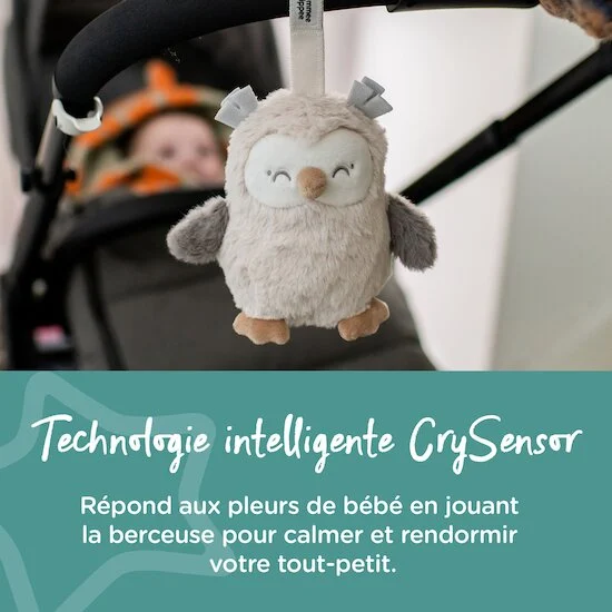 Peluche musicale de voyage Mini Grofriend   Ollie la Chouette        de               Tommee Tippee