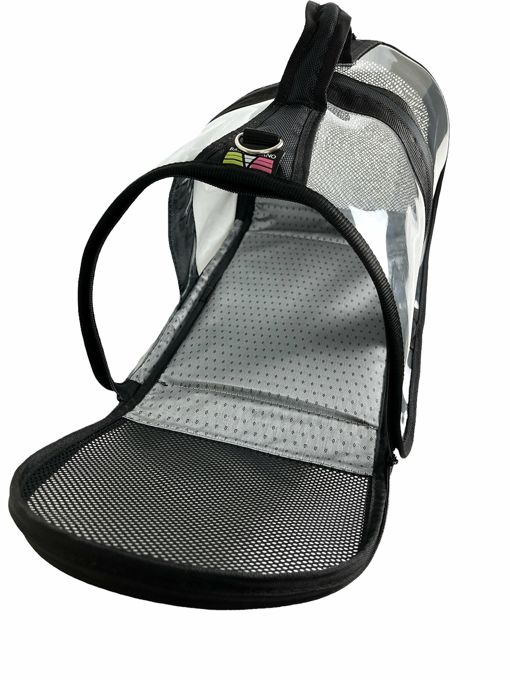 Sac de transport pour chat - transparent (noir)