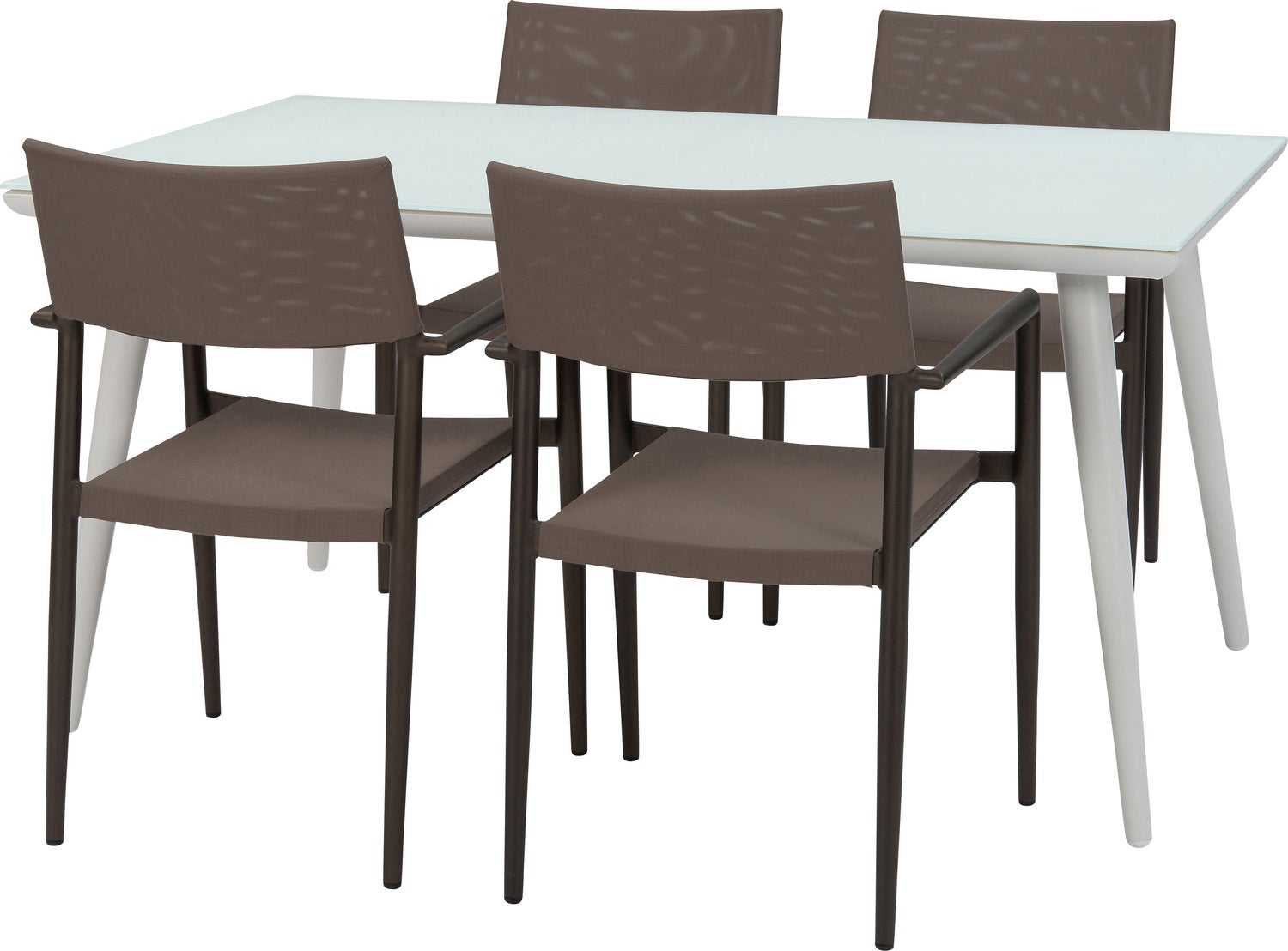 Intratuin eettafel Cas wit 152 x 90 x 74,5 cm