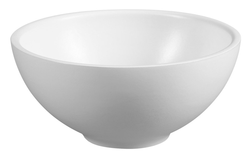 Sapho Minor toilet waskom marmer 26cm wit met houder rechts