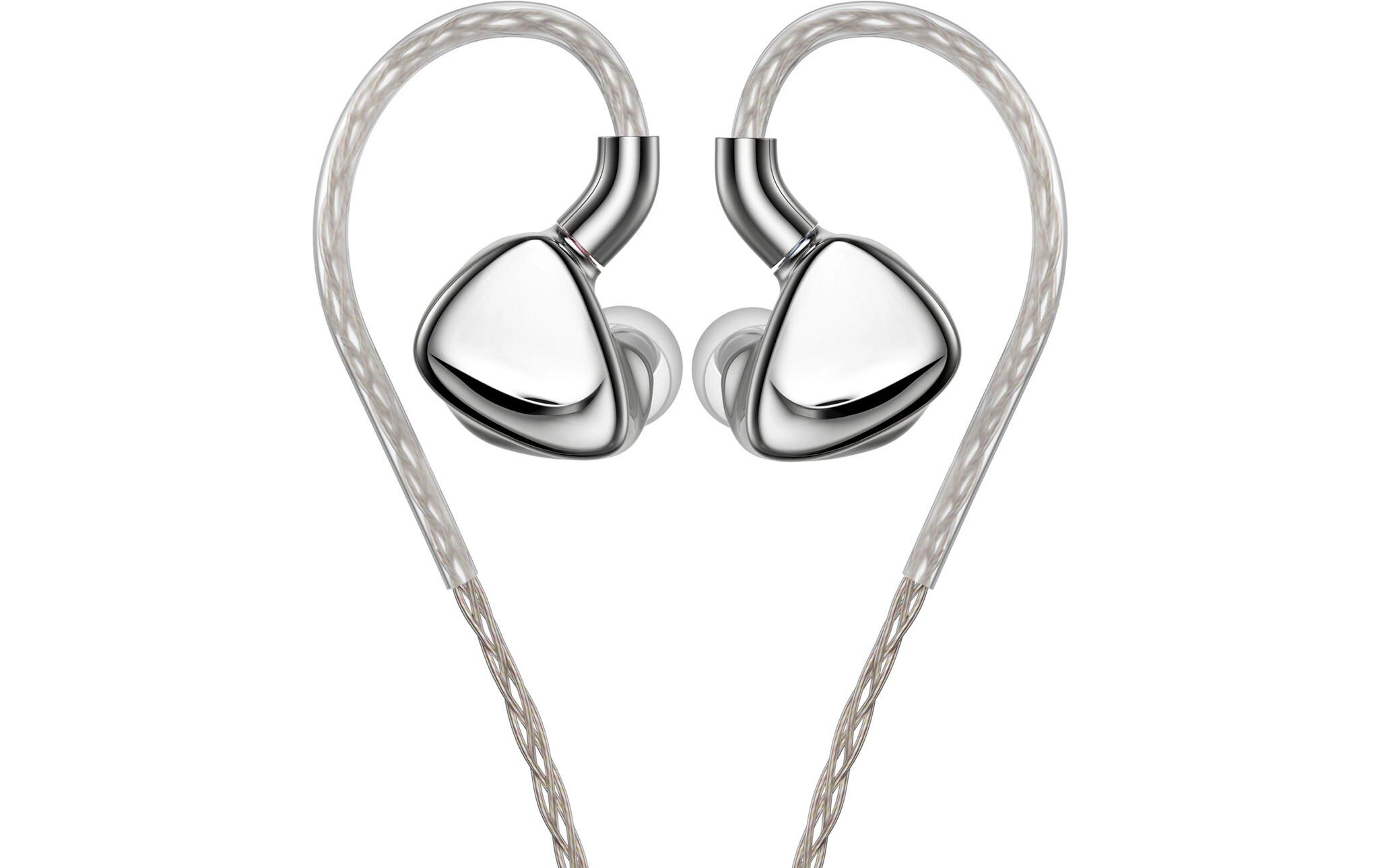 FX17 In-Ear Ohrhörer mit 13 Treibern Silber<br>Tribrid In-Ear-Kopfhörer 13 Treiber (1x Dynamisch / 4x Balanced Armature / 8x Elektrostatisch)