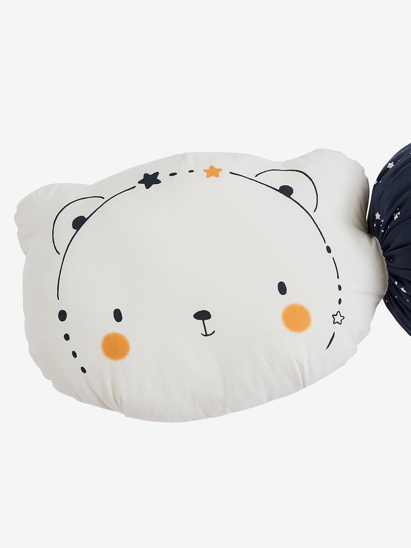 Almofada de atividades CELESTE, azul-escura lisa com estampas