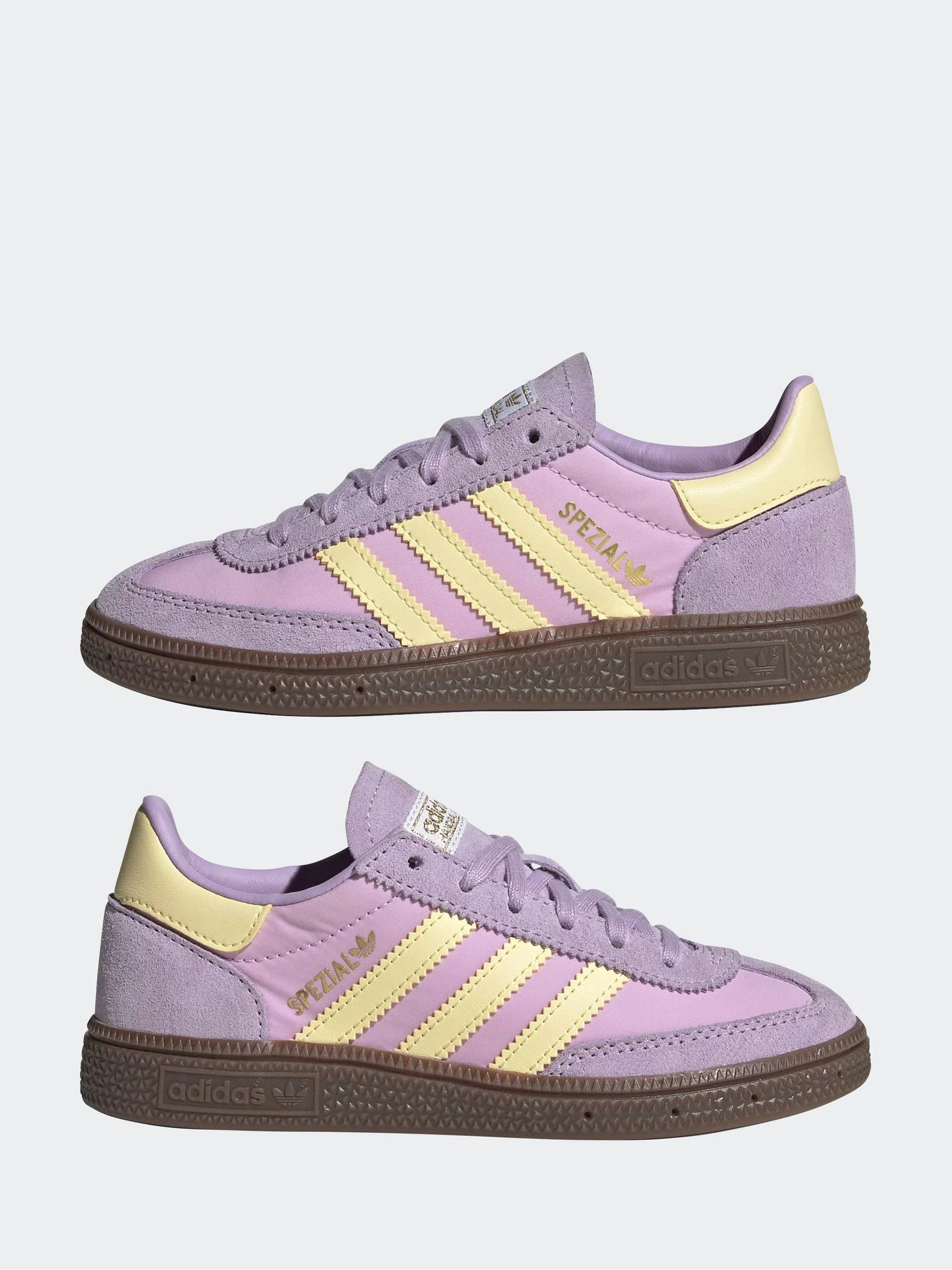 Roze/lila - adidas Originals Handball Spezial Kids Trainers