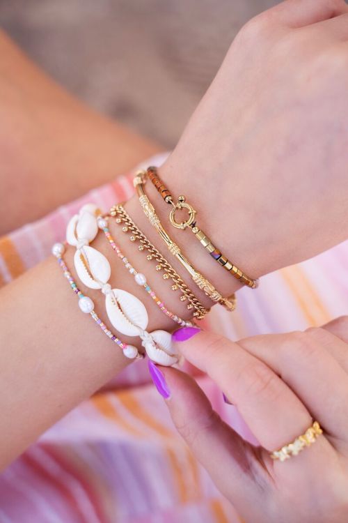Armband/enkelbandje schelpen
