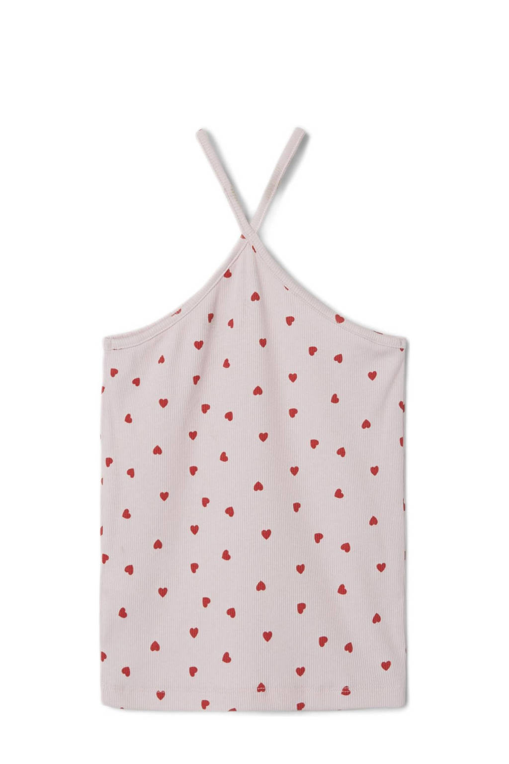 NAME IT top NKFFRISKE met hartjes lichtroze/rood
