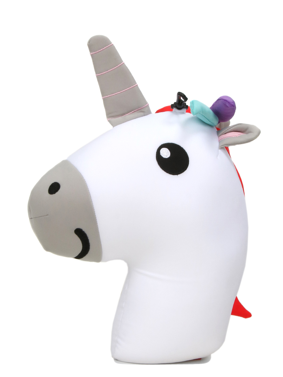 Coussin de voyage Kikkerland Zip & Flip Licorne