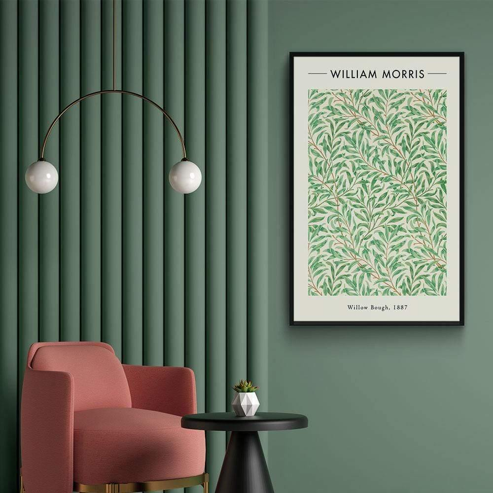 Walljar - Canvas schilderij - William Morris - Willow Bough Canvas schilderij - 40 x 60 cm