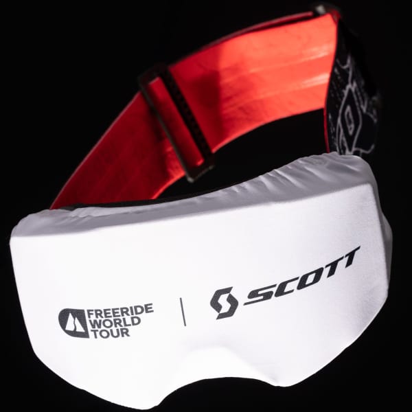 Masque de ski SCOTT SHIELD FWT BLACK/WHITE/AMP WHITE CHROME S2