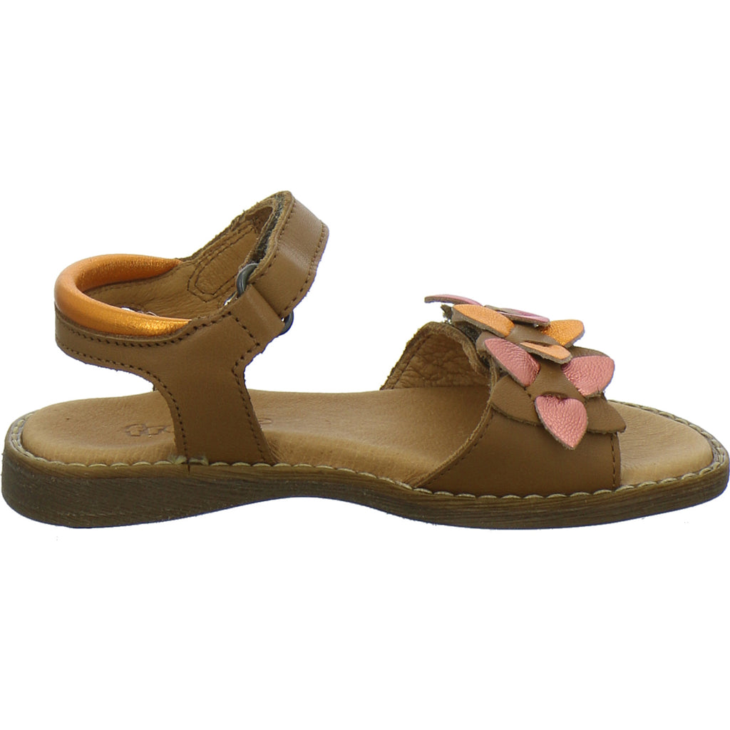 Froddo Sandalen Mädchen Lore Flowers Braun-kombi