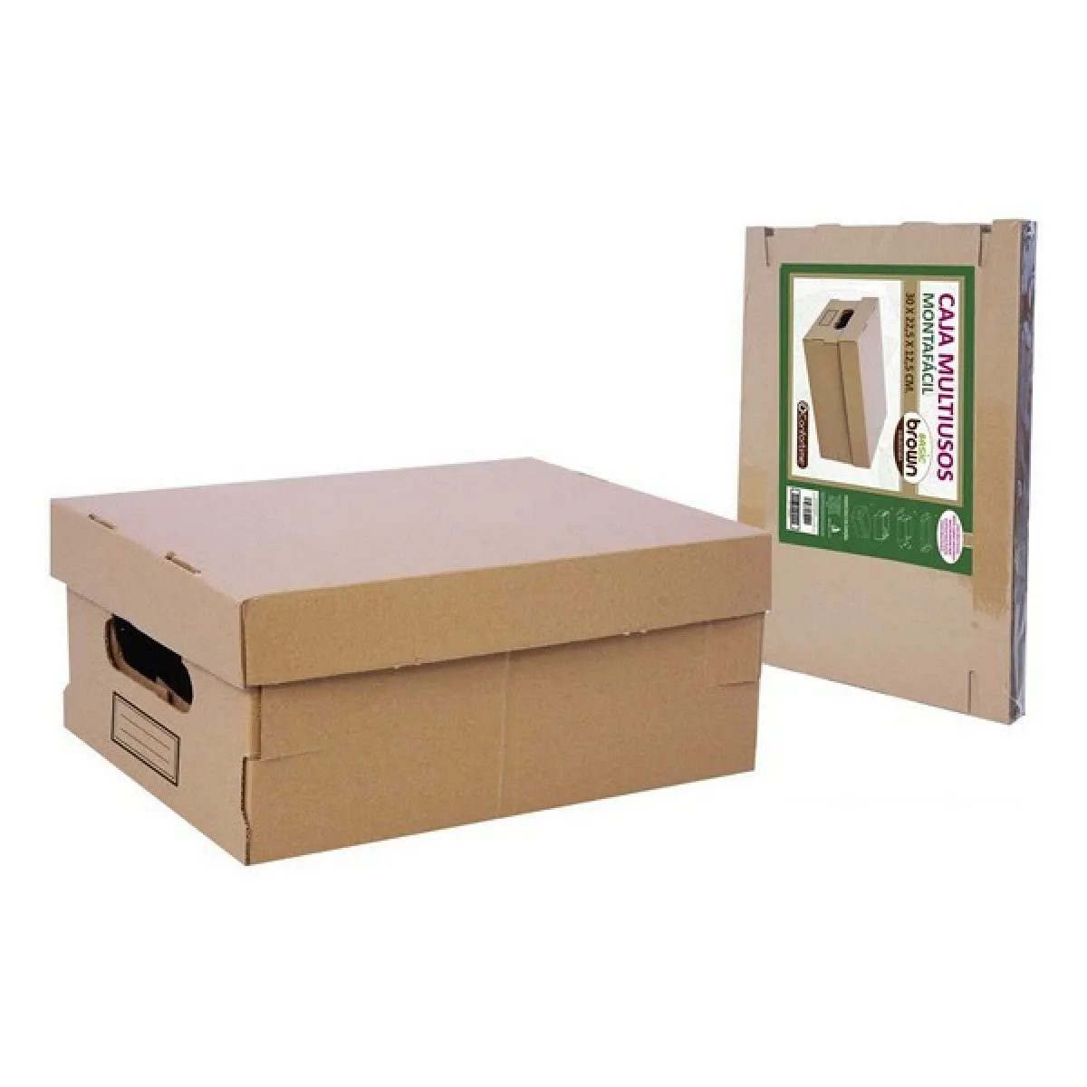 Totalcadeau Boîte Multi-usage en Carton - 30x22.5x12.5cm