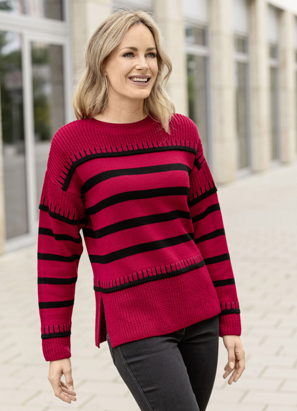 Pullover mit Ringeln