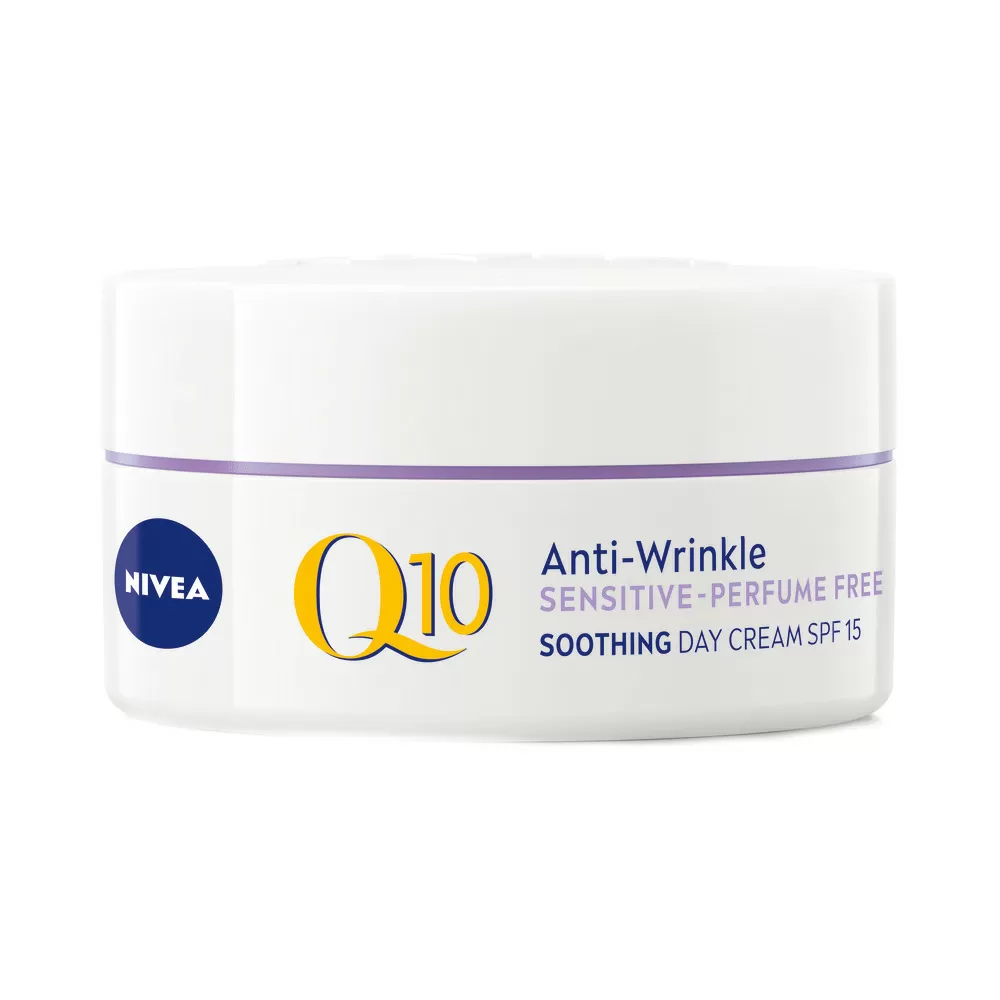Nivea Q10 Sensitive Anti-Wrinkle Day Cream SPF15 - 50 ml.