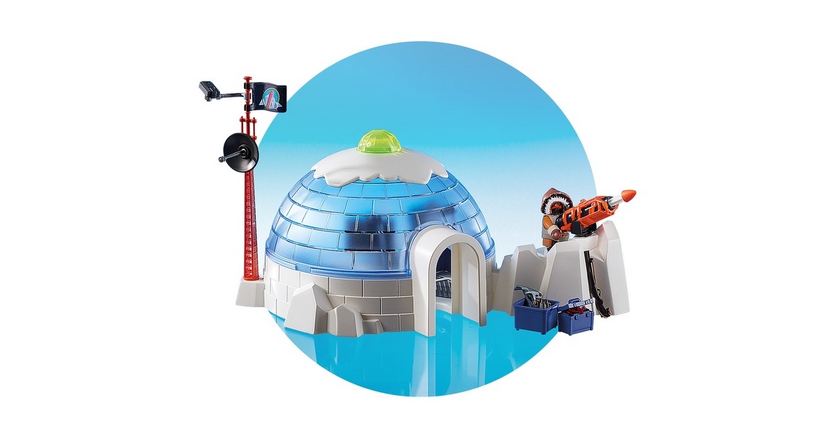 PLAYMOBILAction - Hoofdkwartier Poolexpeditie Constructiespeelgoed  (9055)