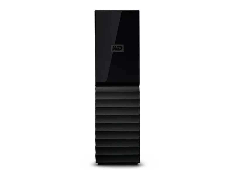 WD My Book WDBBGB0080HBK - Harddisk - krypteret - 8 TB - ekstern (stationær) - USB 3.0 - 256-bit AES - sort