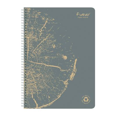 Clairefontaine Forever - Cahier à spirale A4 (21x29,7 cm) - 120 pages - petits carreaux (5x5 mm)