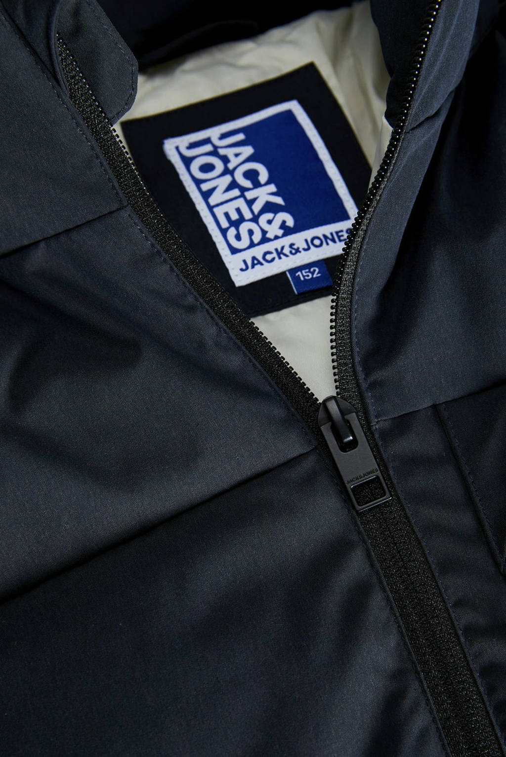 JACK & JONES gewatteerde winterjas JJEOTTO donkerblauw