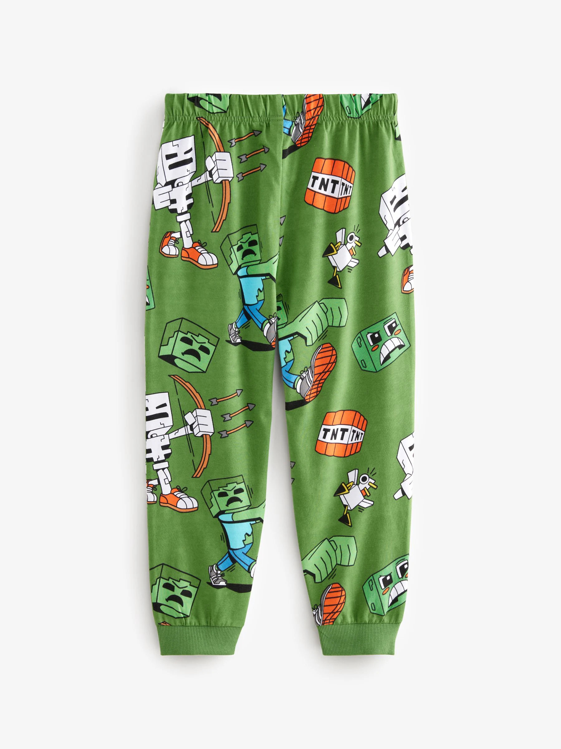 Zwart/groen Minecraft - Set van 2 pyjama's (5-16 jr)