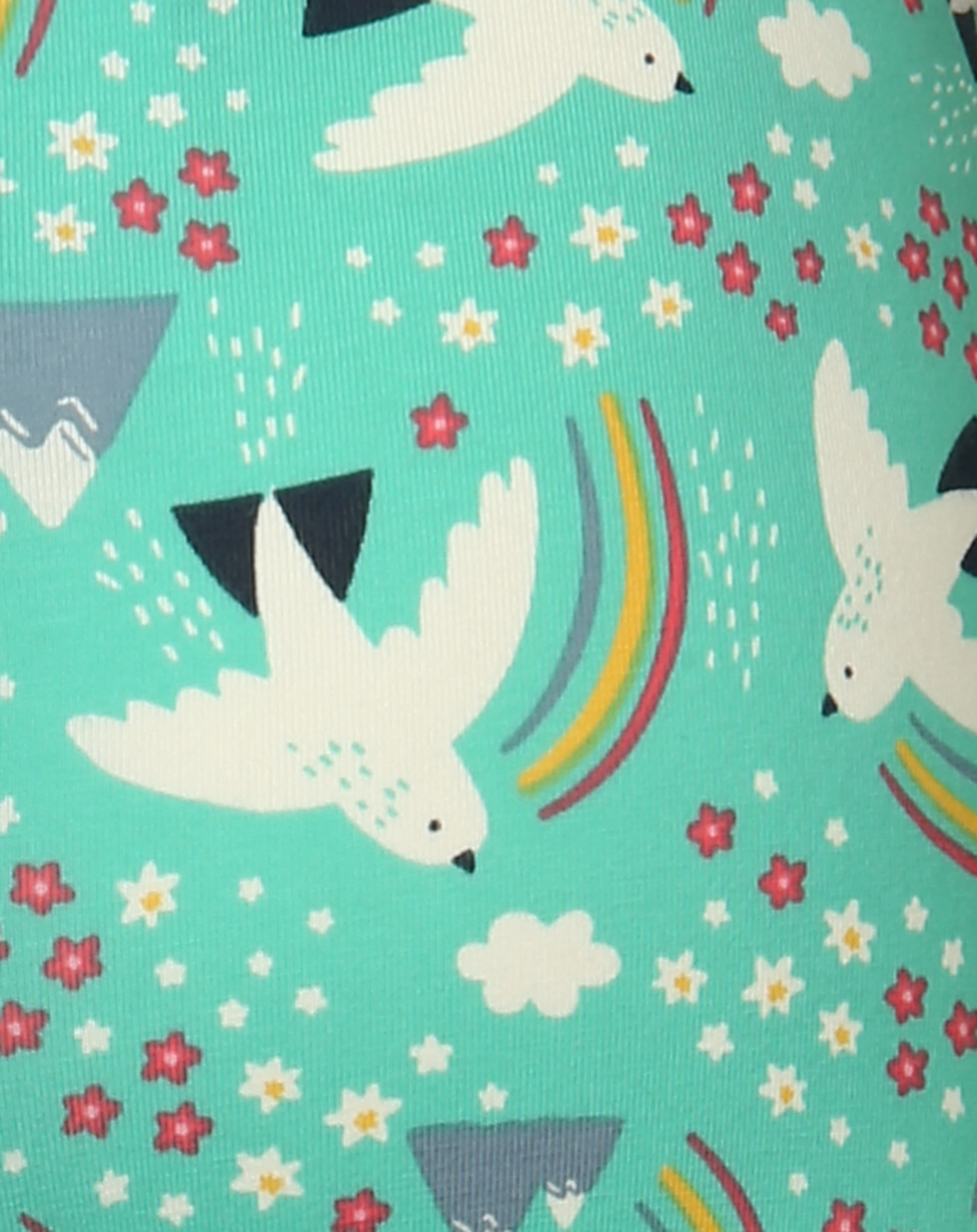 Leggings DOVE OF PEACE in mint