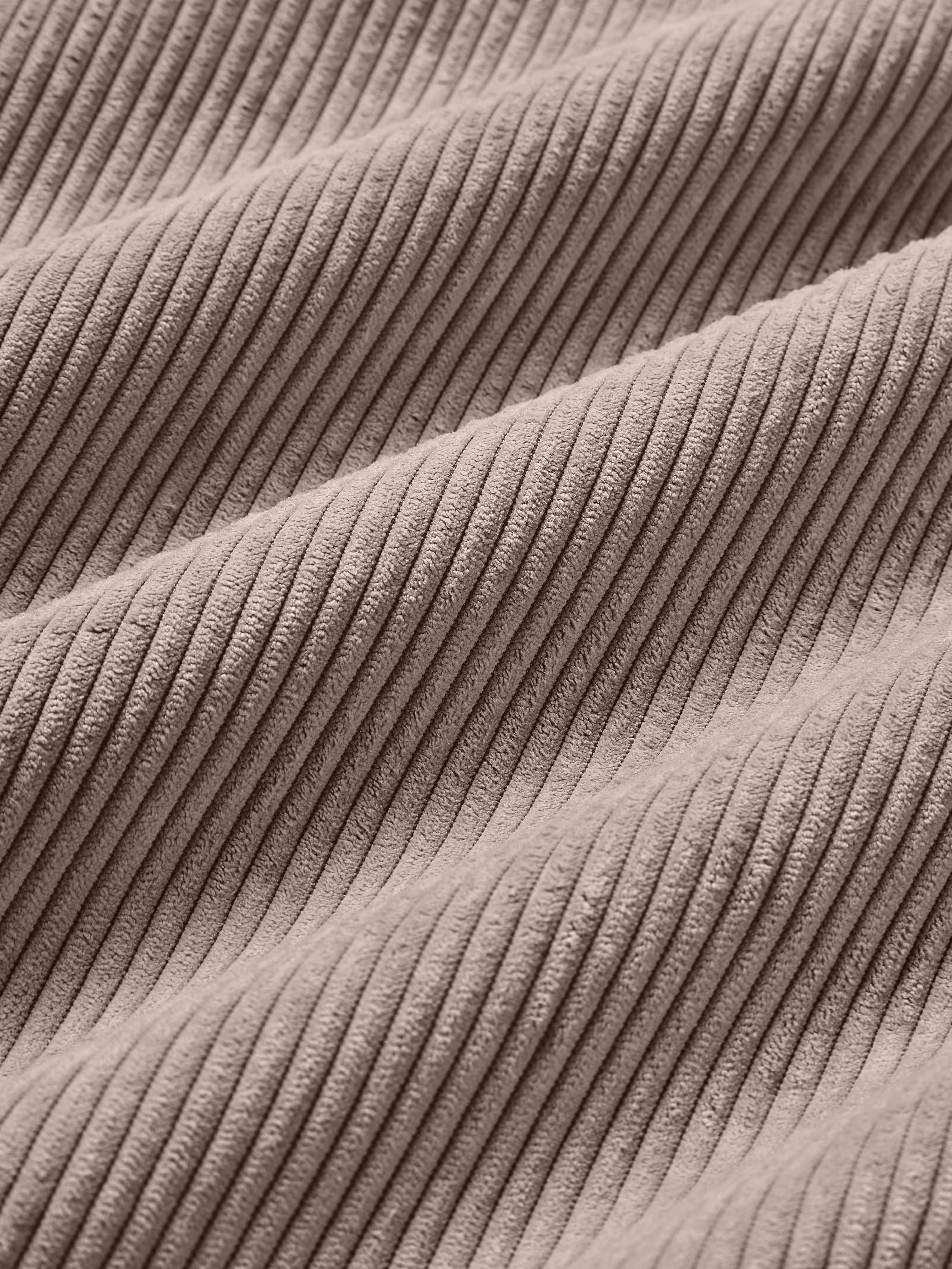 Groot corduroy bankkussen Lennon, 50 x 80 cm