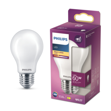 Philips LED peer E27 5,9 W mat niet dimbaar