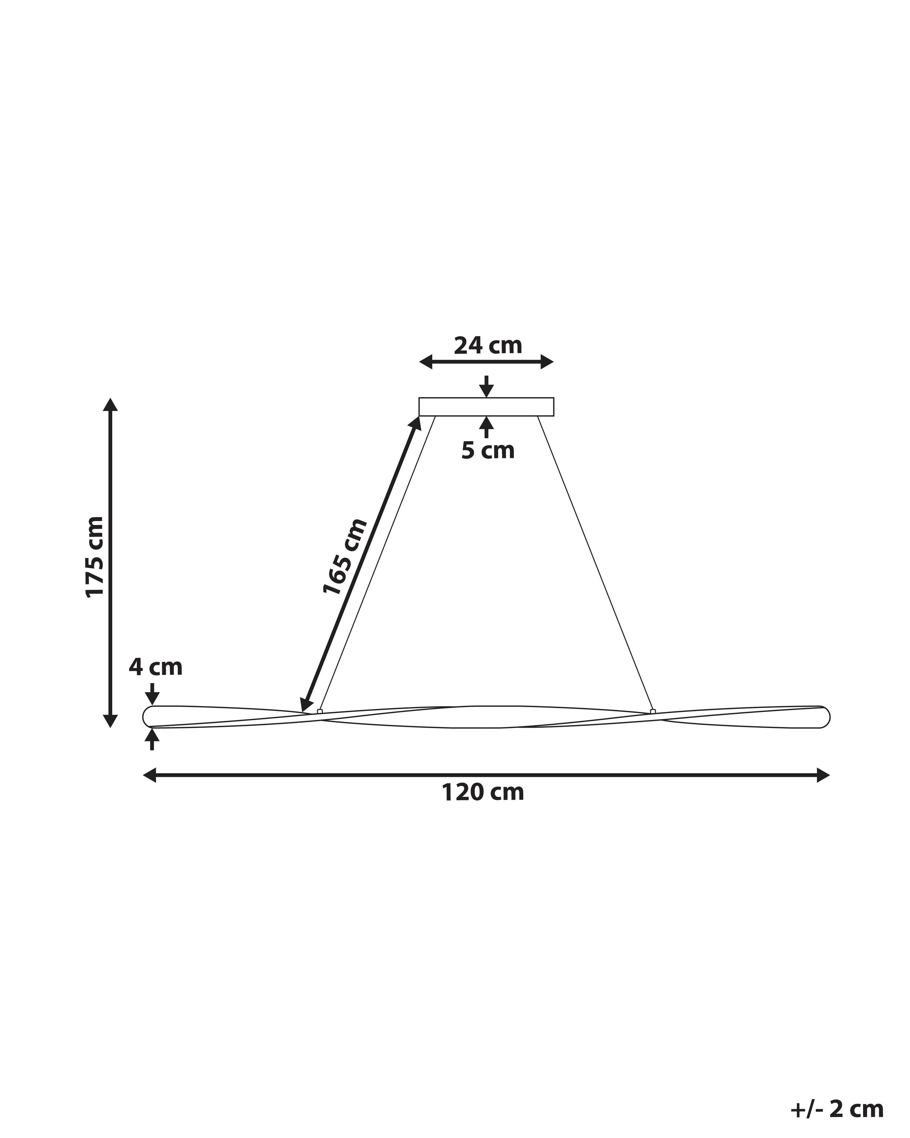 LED hanglamp MAHOI Metaal Zwart