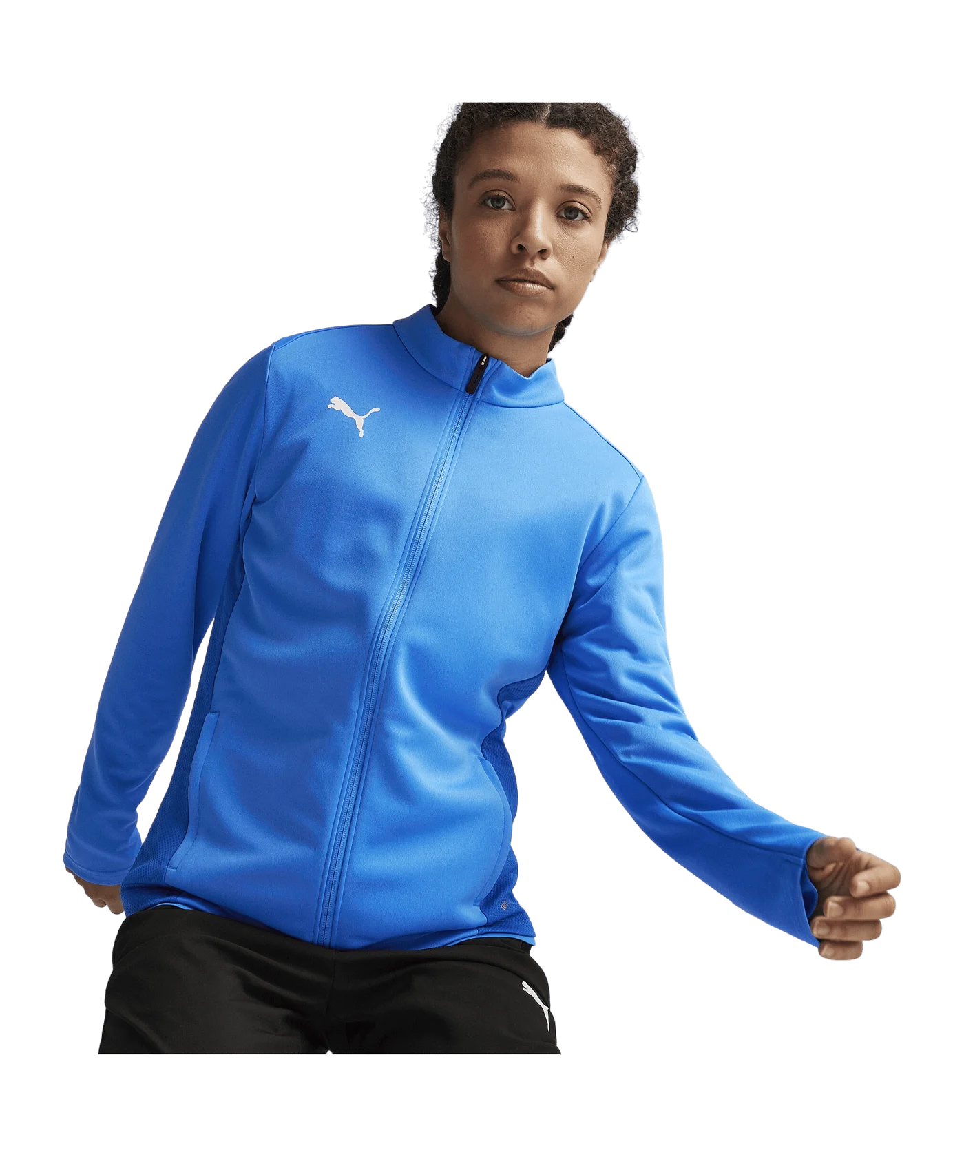 PUMA teamGOAL Trainingsjacke Damen Blau F02