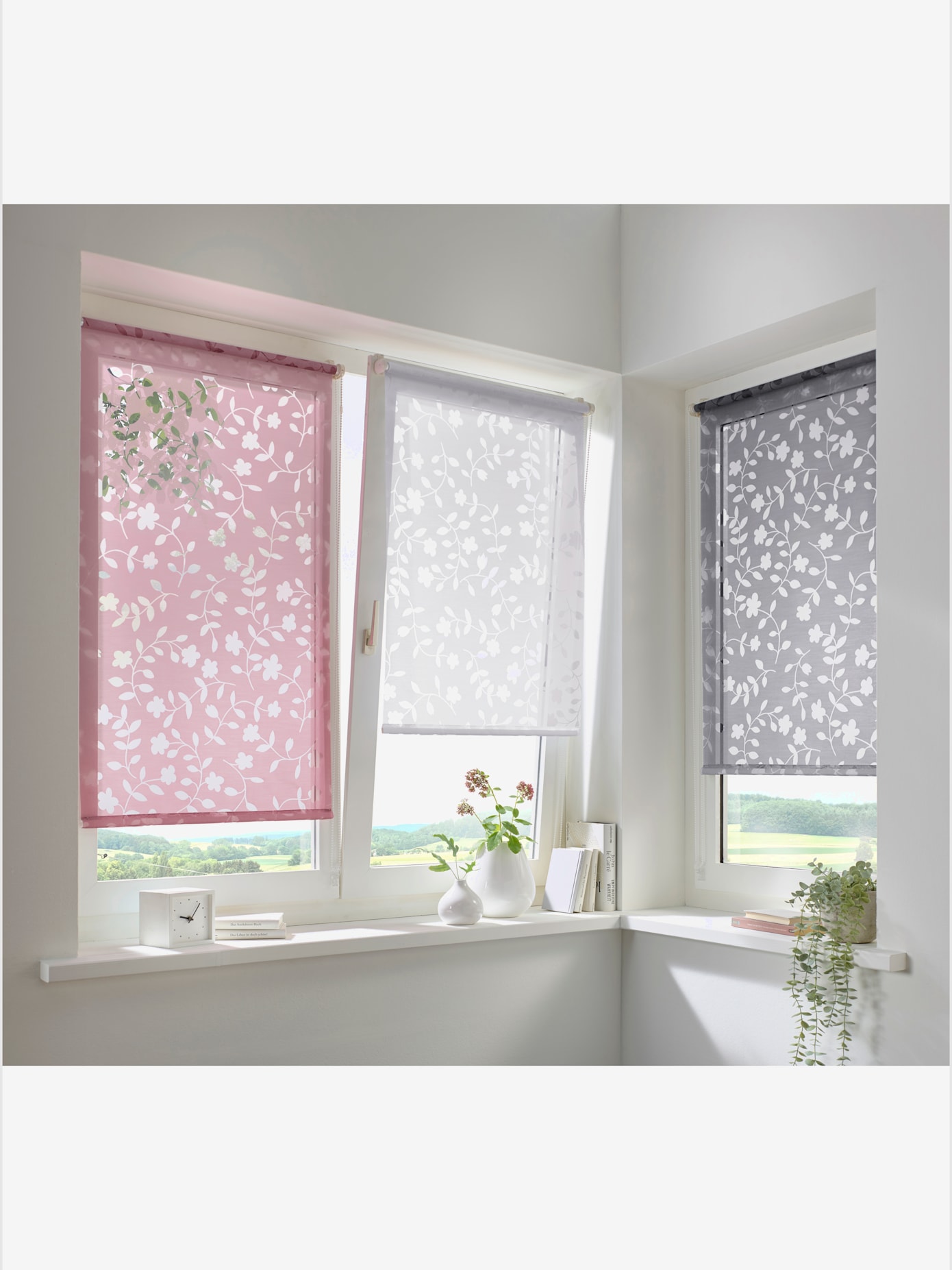 Store matière semi-transparente