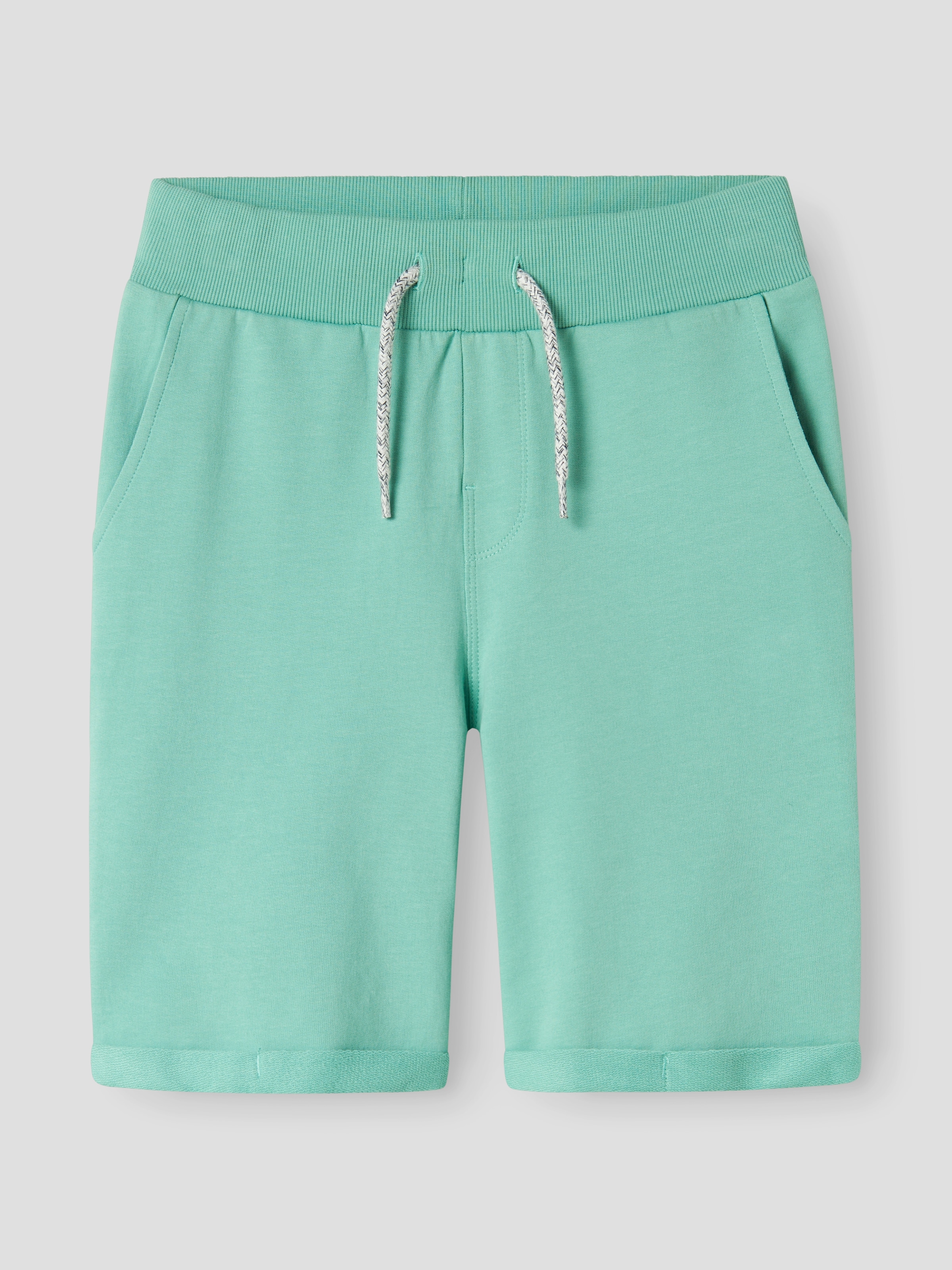 Name It Sweatshorts »NKMVERMO LONG SWE SHORTS UNB F NOOS«  Baumwolle, Umschlagsaum