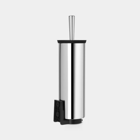 Toiletborstel met houder, Profile - Brilliant Steel
