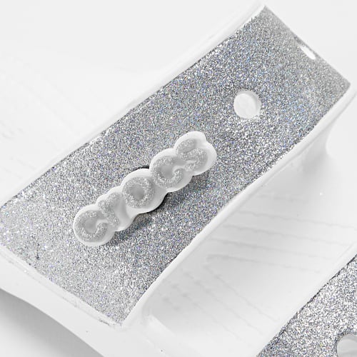 Claquettes Femme 207769 Gitter Blanc Argenté