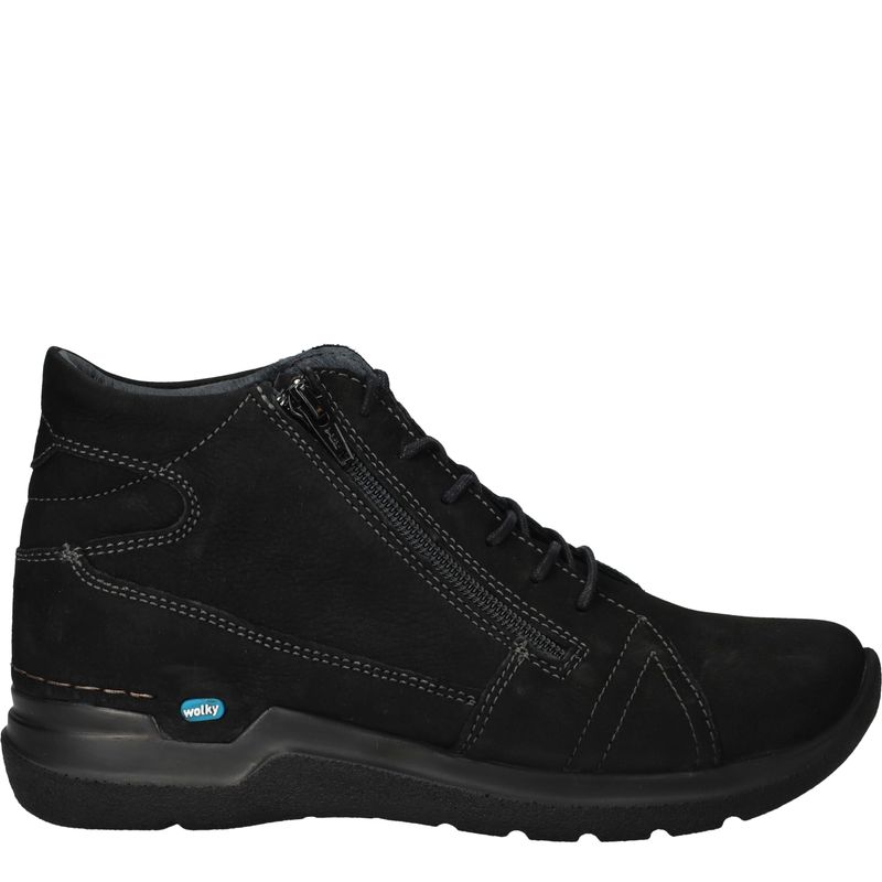 Wolky Why Antique Veterboots Zwart Dames