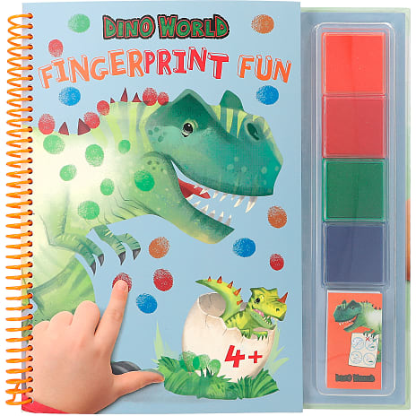 TOPModel Dino World fingermaling 4 farvebrikker