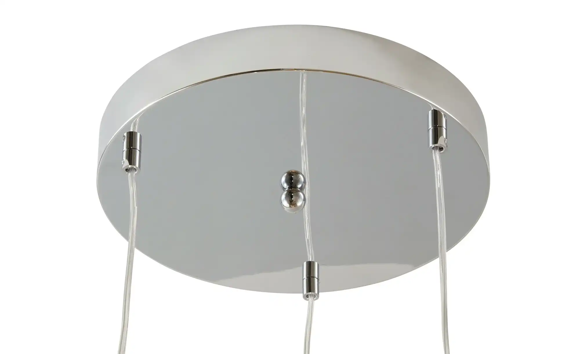 Meisterleuchten LED-Pendelleuchte, chrom Glas chromfarben beschichtet