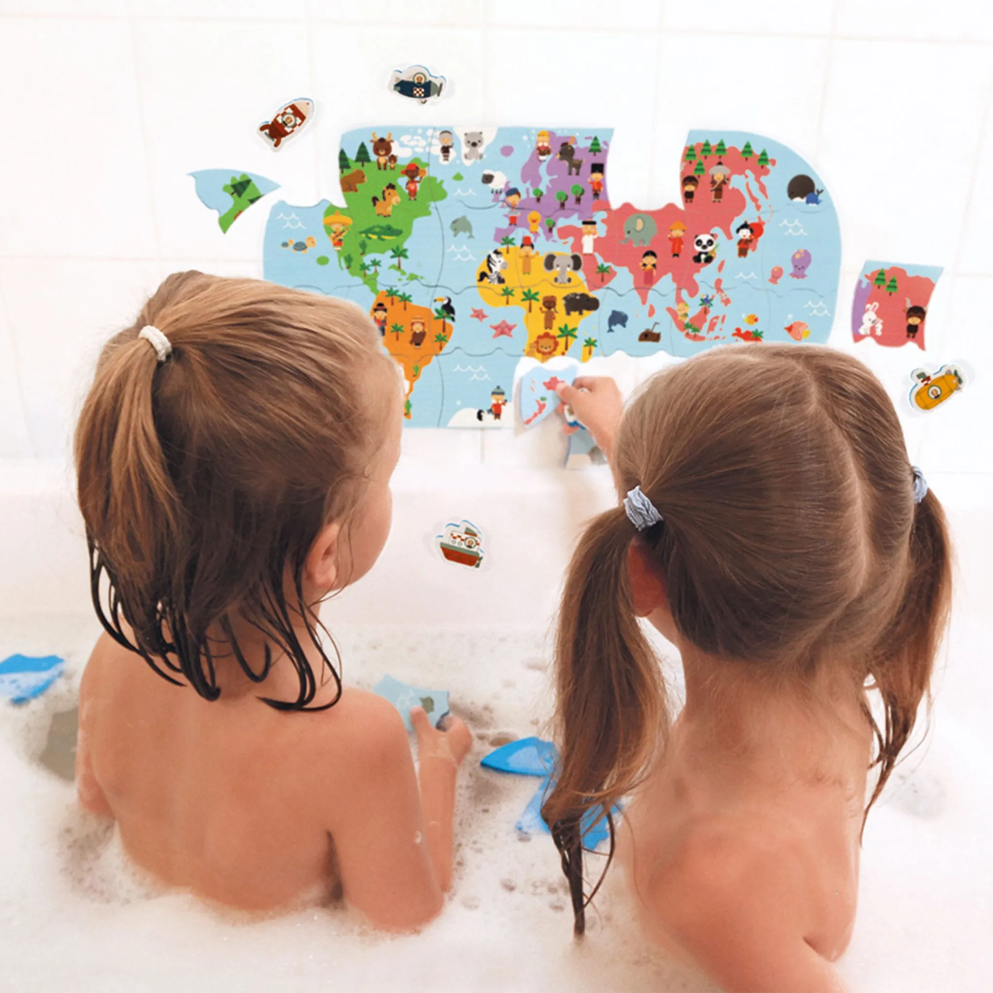 Janod Jouet pour le Bain Carte du Monde