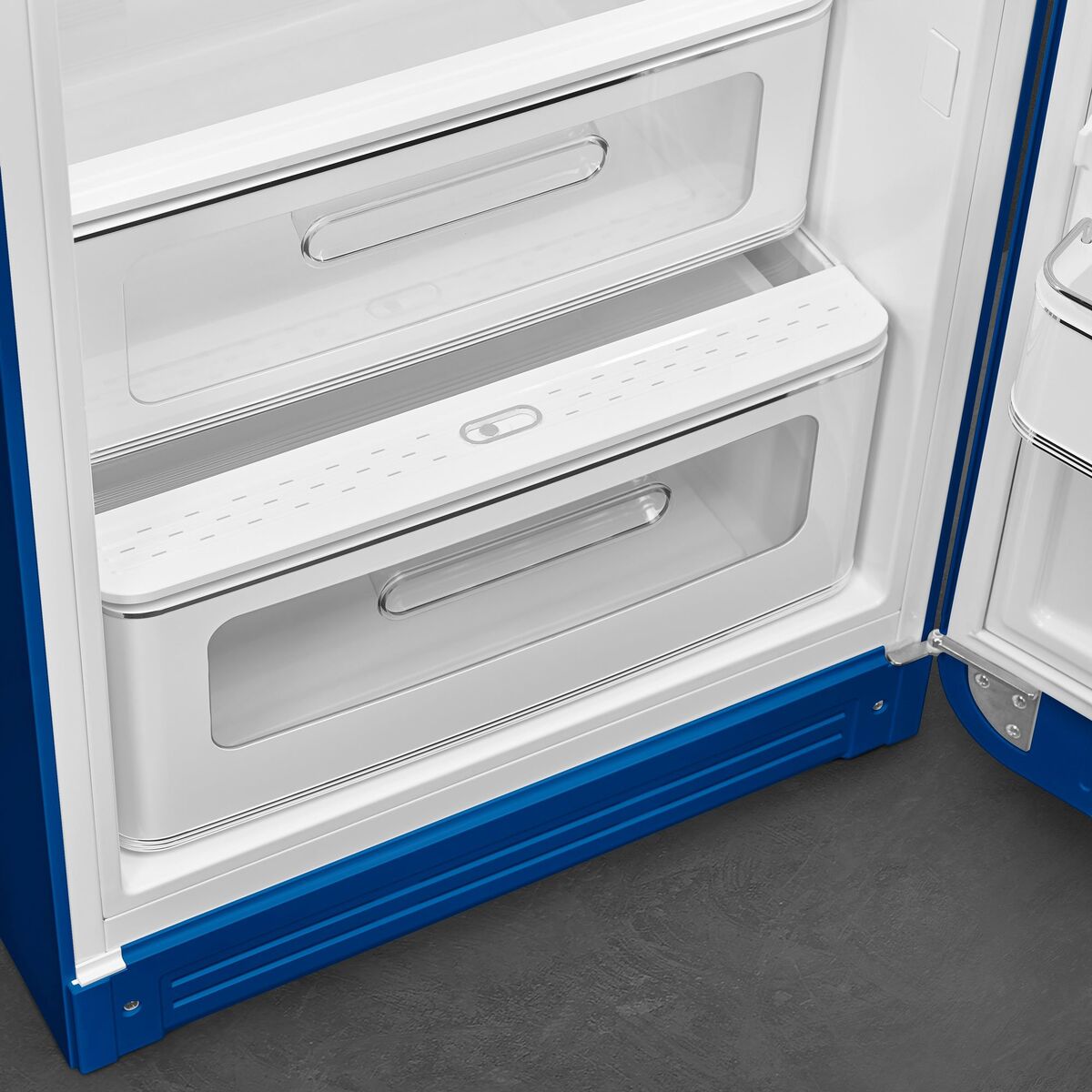Smeg FAB28RBE6 Kjøleskap Med Fryserom 153cm Høyrehengt Blå