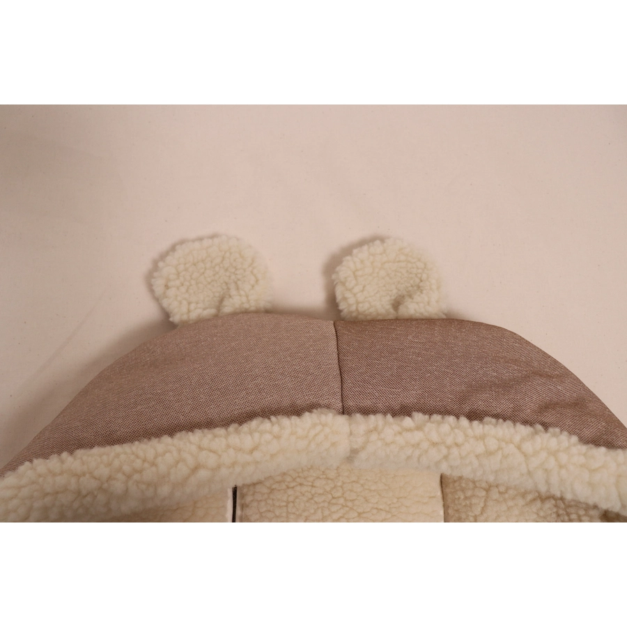 Kaiser Winterfußsack XL EARS WOOL sand melange