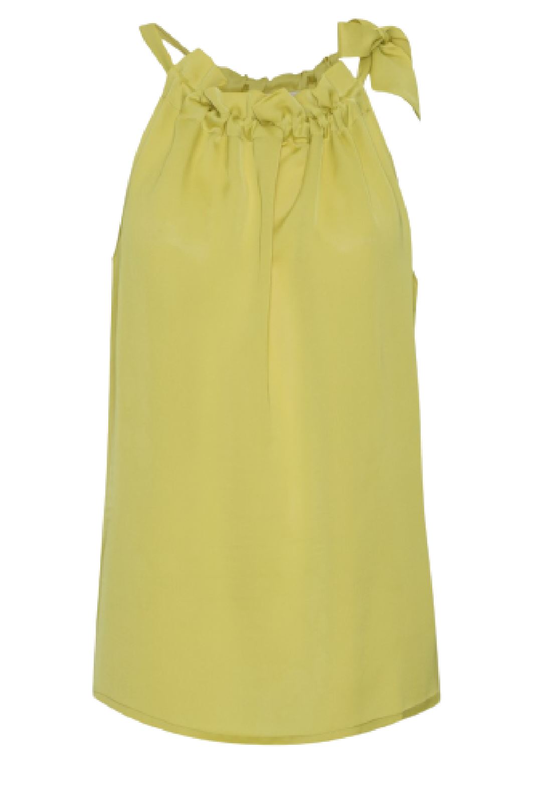 Karmamia Ruffle Tie Top empire yellow