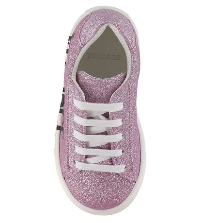 Versace Schuhe - Lila m. Glitzer/Schwarz