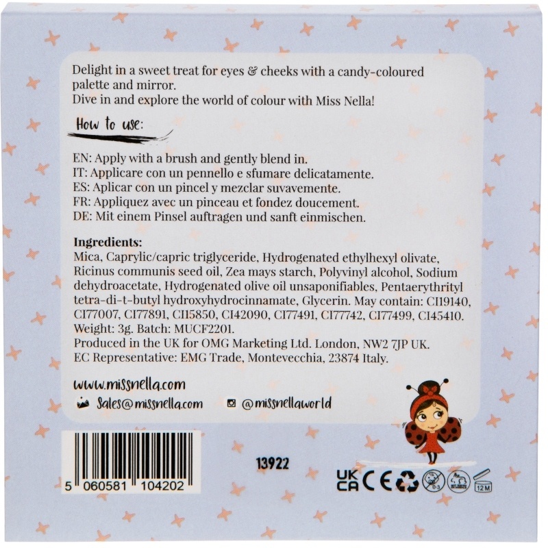 Miss NELLA Eyeshadow Pallette - Candy Fantasy