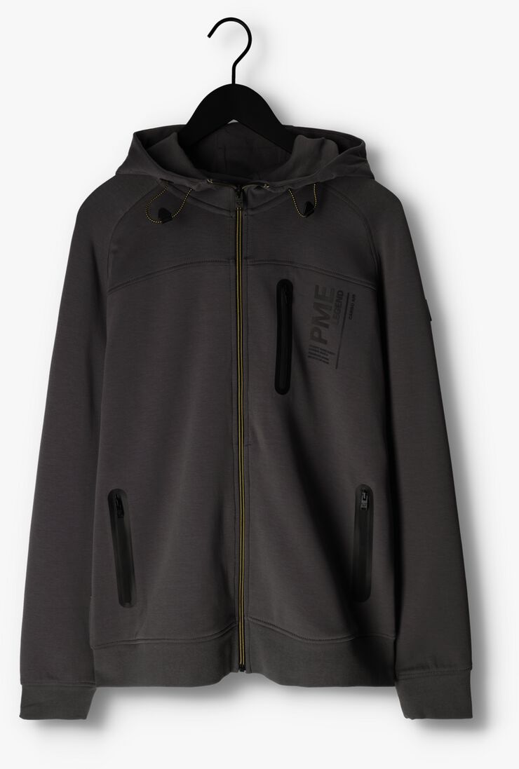 PME LEGEND donkerblauwe pme legend jack zip jacket interlock sweat