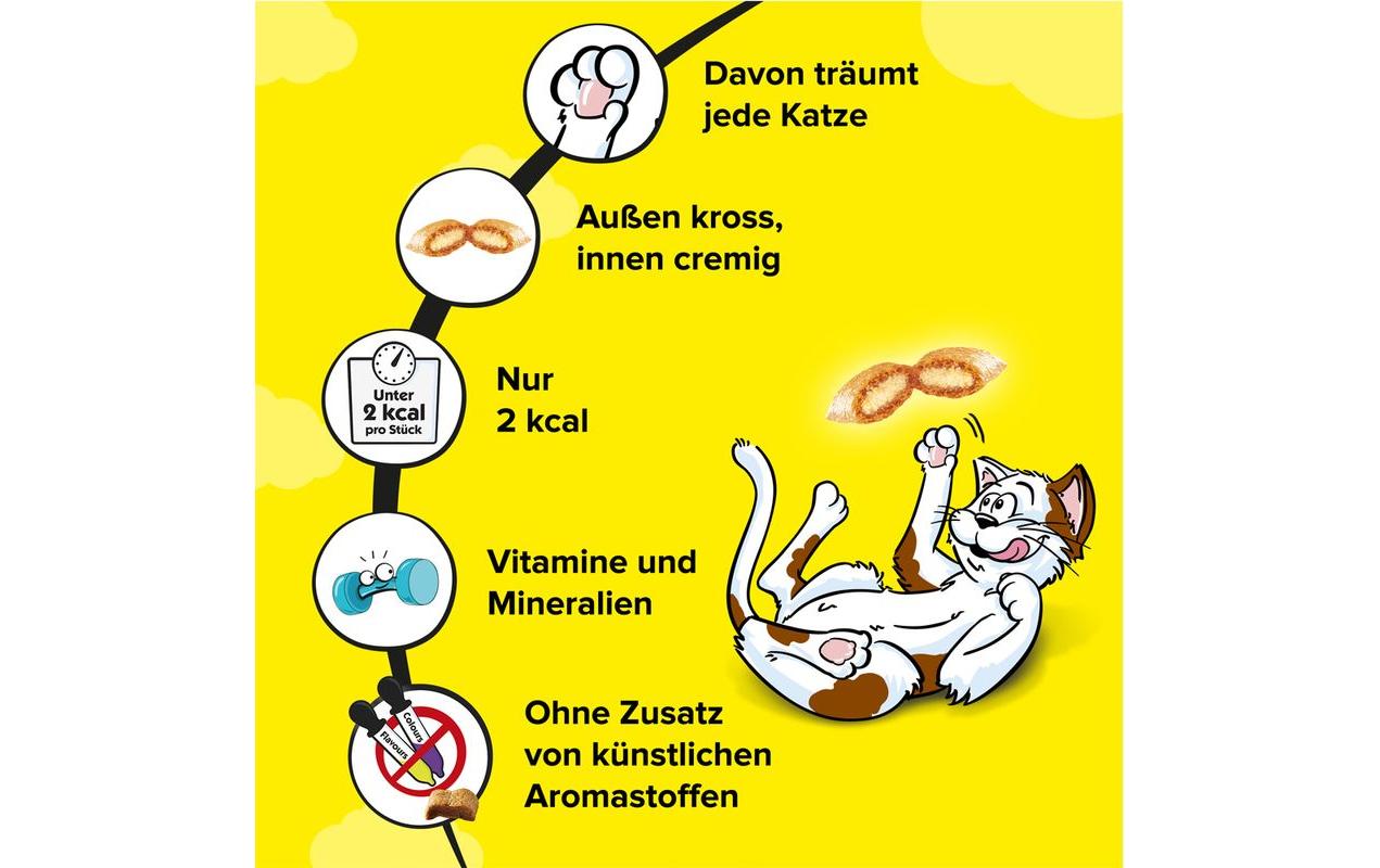 Katzen-Snack mit Thunfisch 180 gKnusprige Kissen mit köstlichem Thunfischkern