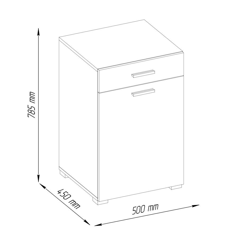 Vicco Wäschekorb Matteo Waschmaschinenschrank Badschrank Wäscheschrank XL Weiß