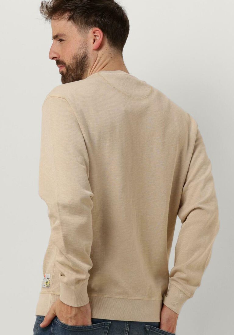 SCOTCH & SODA beige scotch & soda sweater garment-dyed structured sweatshirt