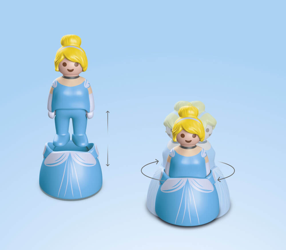 PLAYMOBIL 71457 1.2.3 & Disney: Cinderellas Schloss