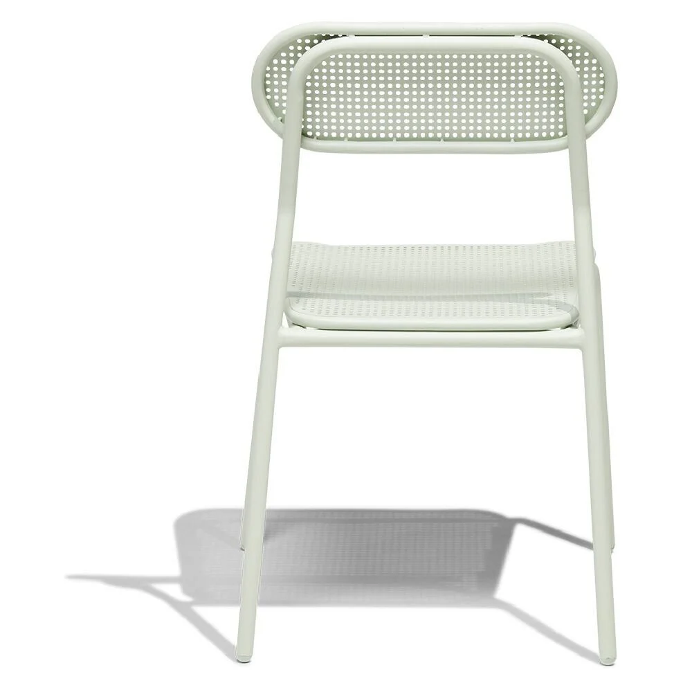 Chaise de jardin Faro empilable métal vert 48x52xH82cm