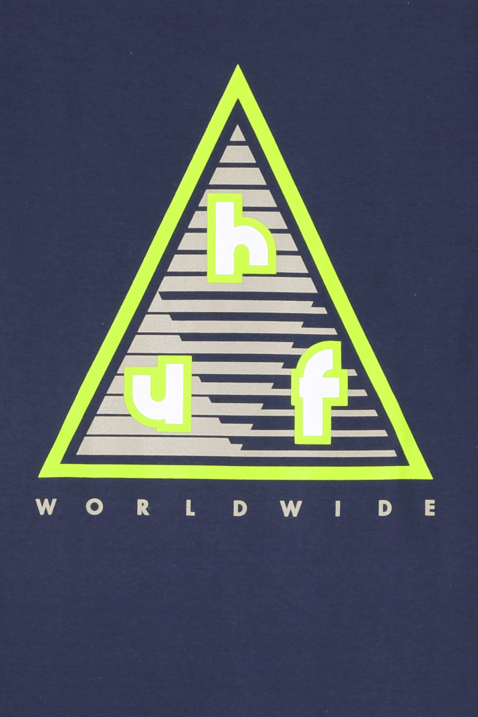 HUF T-SHIRT HIGH ADVENTURE Bleu
