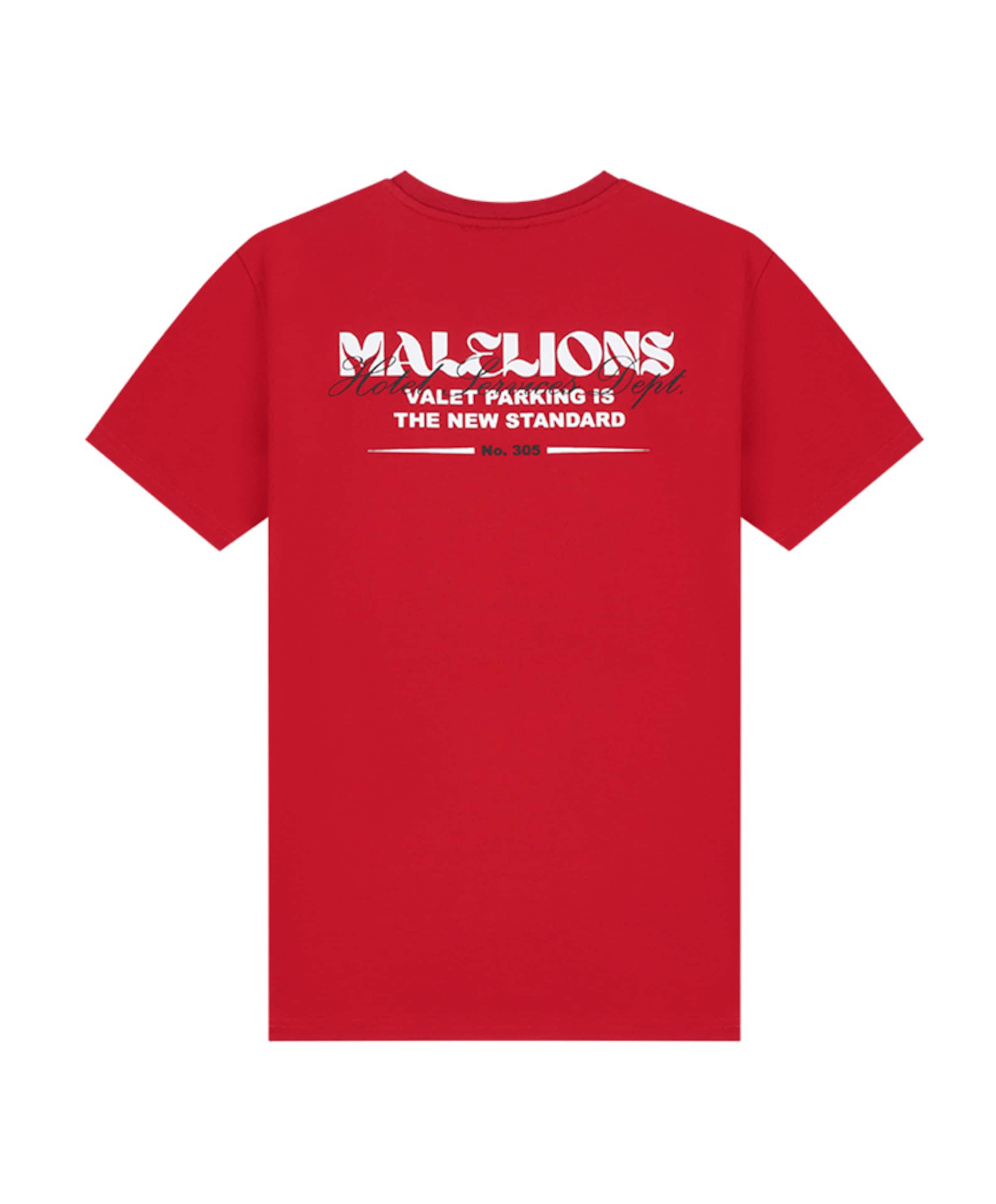 Malelions Jongens T-shirt rood