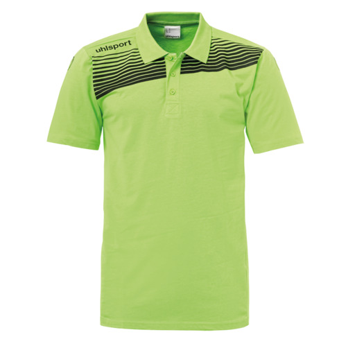 Polo Liga 2.0 Verde Flash/Preto Uhlsport