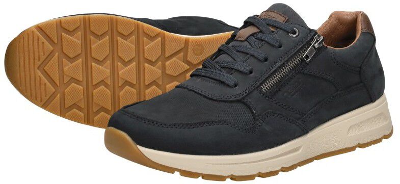 Rieker Veterschoenen Laag blauw
