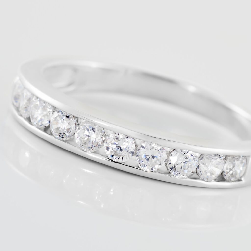 Alliance Céllia Argent Blanc Oxyde De Zirconium